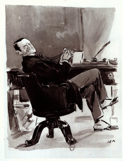 Georges Courteline by Sem